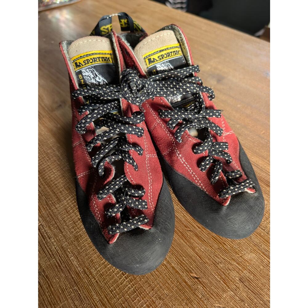 🔥RARE VINTAGE La Sportiva Enduro High-Top Rock Climbing Shoes (Model 6810) - Picture 5 of 9